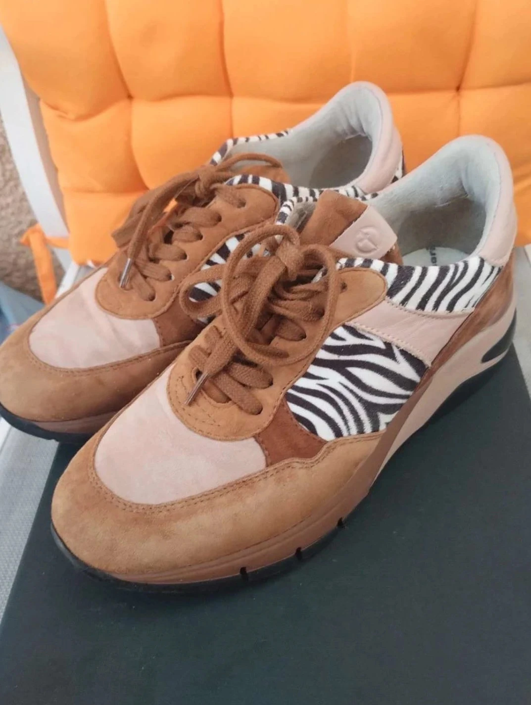 Tênis marrom/zebra,Tamaris, P38 – photo 6